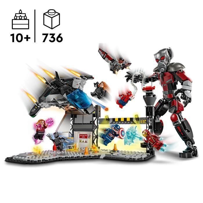 LEGO Marvel 76314 La Batalla del Capitán América: Civil War - Juguete para niño de 10 años 1 LEGO Marvel 76314 La Batalla del Capitán América: Civil War - Juguete para niño de 10 años 1