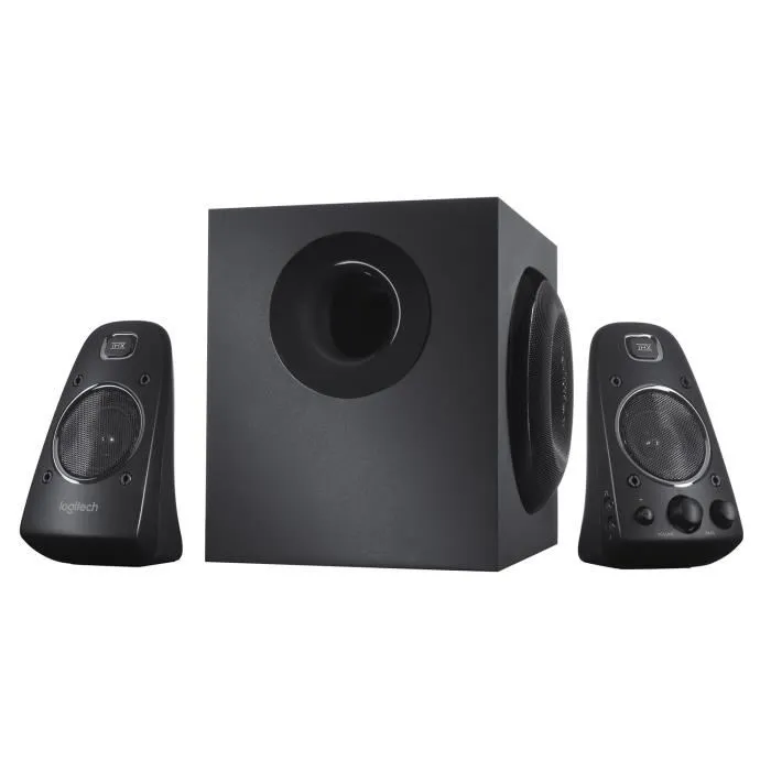 Logitech Z623 Altavoces 2.1 con Subwoofer, 200W RMS, Certificación THX, Entradas RCA y 3.5mm, para PC, TV y Consolas