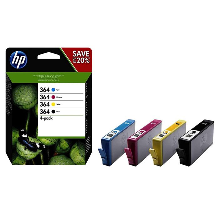 Hp Tinta Bk - C - M - Y Photosmart D5460 Pack 4 - Nº364 1