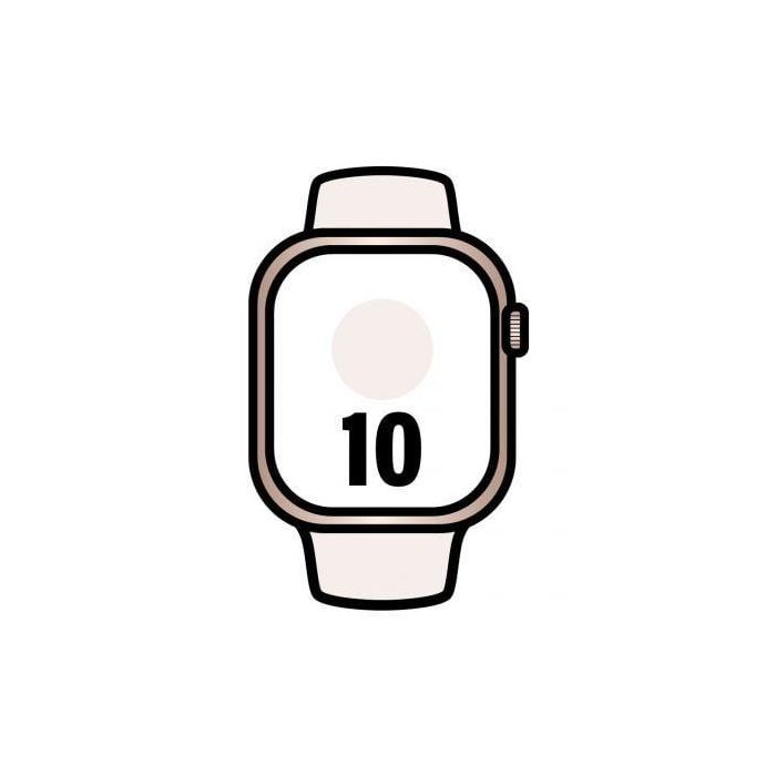 Apple Watch Series 10/ GPS/ Cellular/ 42mm/ Caja de Aluminio Oro Rosa / Correa Deportiva Rosa Rubor M/L Apple Watch Series 10/ GPS/ Cellular/ 42mm/ Caja de Aluminio Oro Rosa / Correa Deportiva Rosa Rubor M/L