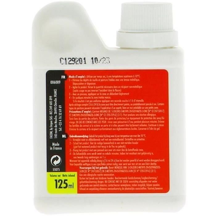 Detener el óxido 125 ml 1 Detener el óxido 125 ml 1