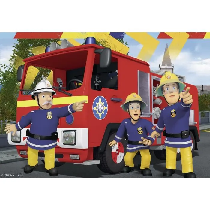 Ravensburger Puzzle Sam el Bombero 2x24 pcs - Sam te ayuda en la necesidad - Rompecabezas para Niños a partir de 4 años 1