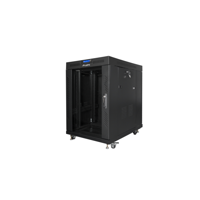 Lanberg FF01-8015-12BL Armario Rack 19 Pulgadas 15U 800x1000 mm Negro