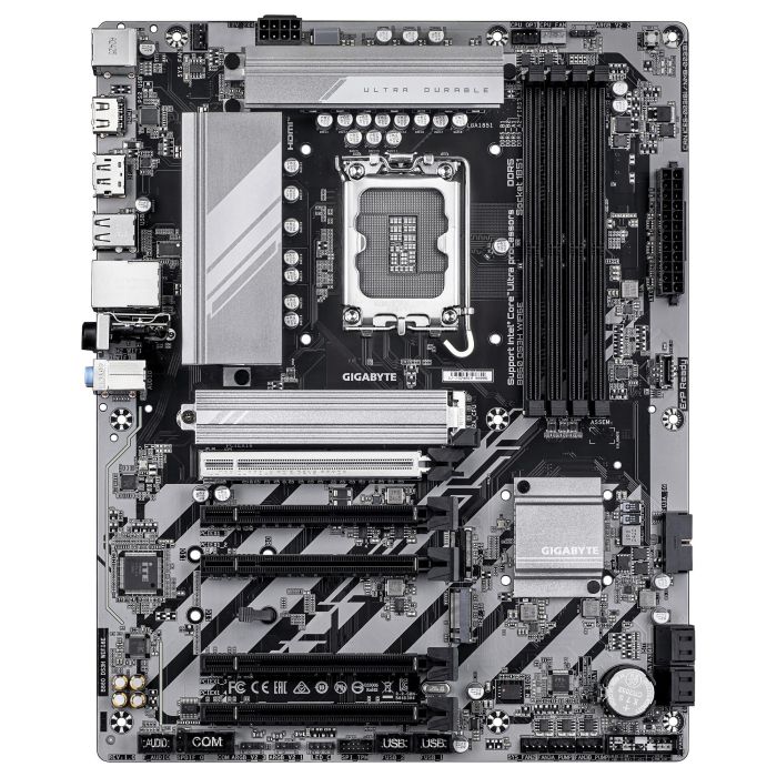GIGABYTE Placa Base B860 DS3H WIFI6E Intel B860 LGA 1851 ATX DDR5 WiFi 6E 2.5GbE 1