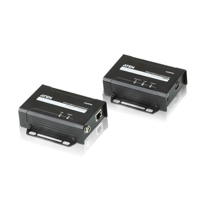 Aten VE801 Extensor HDMI HDBaseT-Lite 4K hasta 70m - Compatible con 3D, Deep Color, Audio Dolby Digital 5.1 y DTS HD
