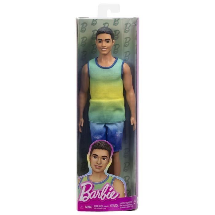 Mattel Barbie Fashionistas Muñeco Ken con camiseta sin mangas para niños +3 años 1