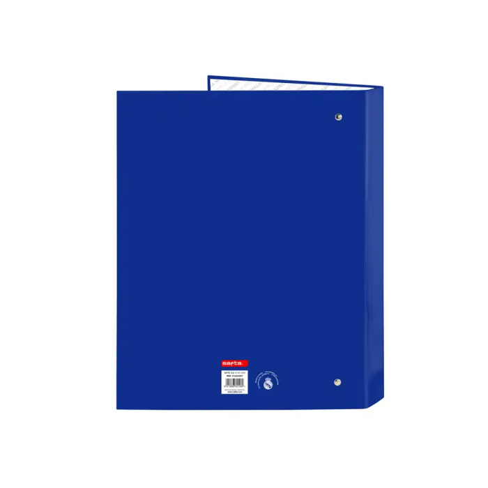 Safta Carpeta de Anillas Folio 4 Anillas Mixtas 4/25mm Carton Forrado Real Madrid 3 Equipacion 25/26 1