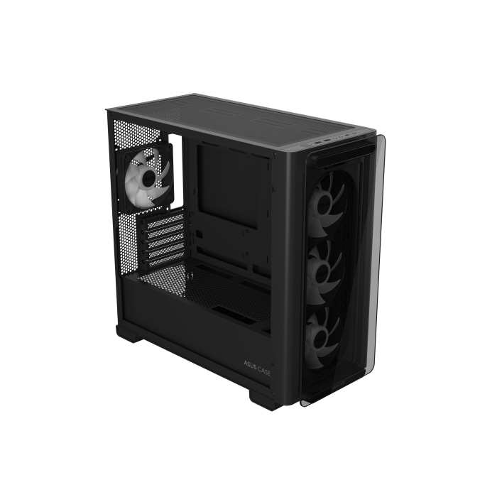 Asus A23 PLUS TG ARGB Negro - Torre PC, micro ATX/Mini-ITX, 3x120mm Ventiladores, Vidrio Templado, RGB, Ref. 90DC00K0-B19010 6