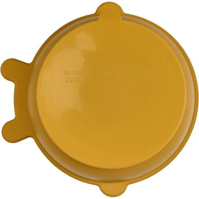 Thermobaby AAAMA84077 Pack de Comida de Silicona - Amarillo Miel 2