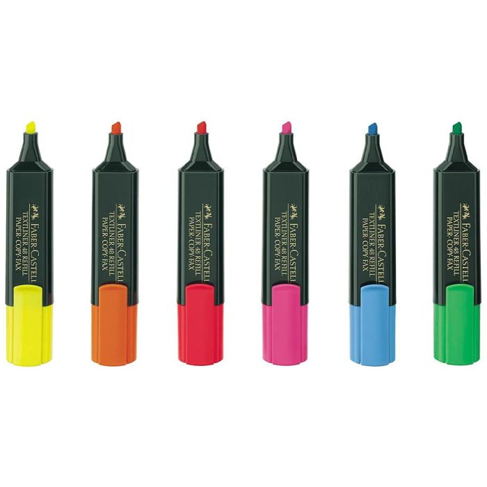 Rotulador Faber Fluorescente 48-63 Verde 10 unidades 4