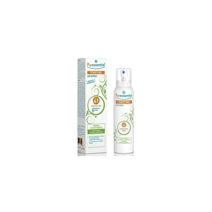 Puressentiel 41 Ae Spray Aéreo Purificante 75ml – Elimina olores, gérmenes y contaminación interior, mejora capacidad respiratoria
