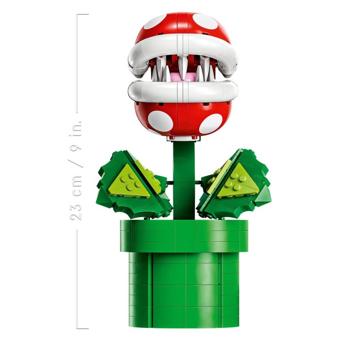 Lego Super Mario 71426 Planta Piraña, Figura Articulada con Tubo y 2 Piezas, Modelo para Adultos, Idea de Regalo 15
