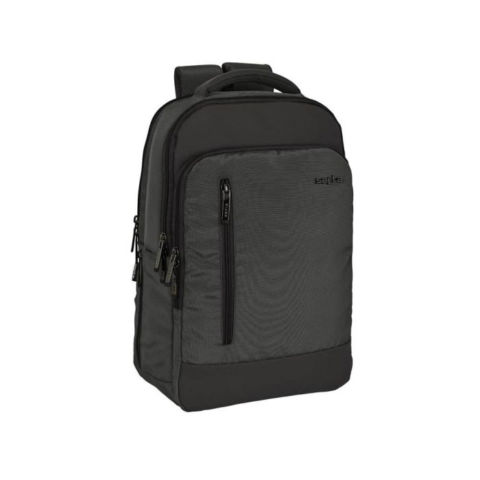 Mochila para Portátil y Tablet con Salida USB Safta Business Gris (29 x 44 x 15 cm)