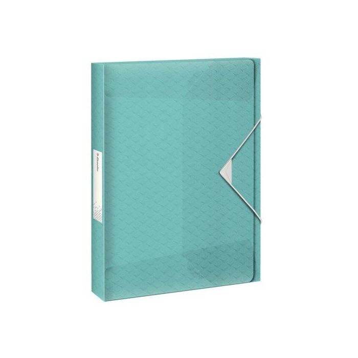 Esselte Carpeta de Proyectos Colour´Ice, A4, Polipropileno Azul Translúcido