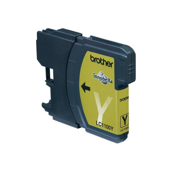 Cart.Ij. Brother Lc 1100Y Amarillo Mfc-6490Cw/490Cw/990Cw/790Cw/5890Cn/5490Cn/Dcp-385C/6690C/585Cw (325 Pag.)