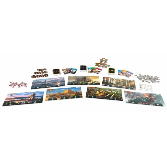 Repos Production 7 Wonders Juego de cartas de civilizaciones y estrategia, 3-7 jugadores, 10+ años, 30 minutos, Español, Accesible daltonismo 1 Repos Production 7 Wonders Juego de cartas de civilizaciones y estrategia, 3-7 jugadores, 10+ años, 30 minutos, Español, Accesible daltonismo 1