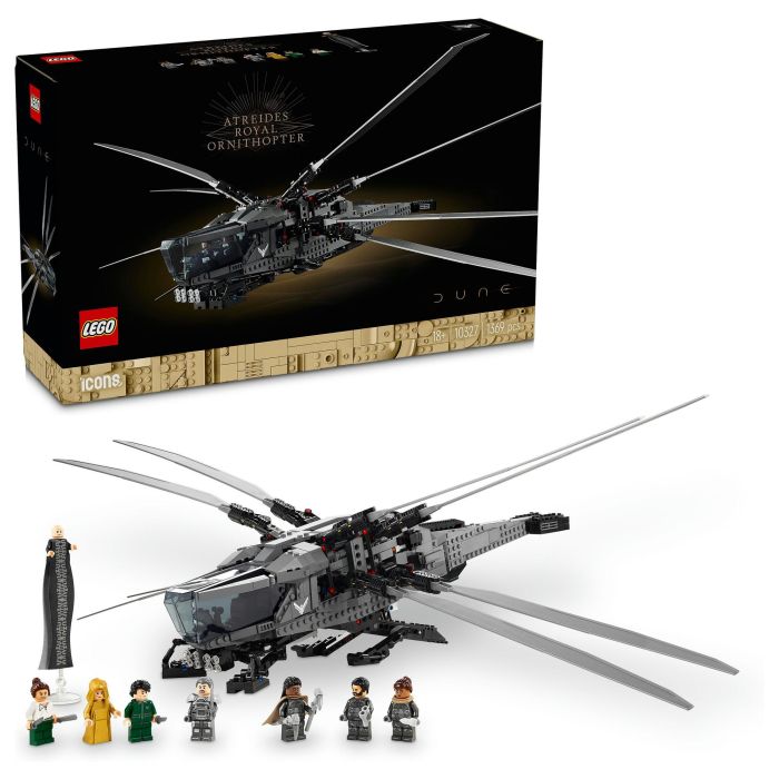 LEGO Icons Dune Atreides Royal Ornithopter 10327 Juego Construcción 1369 Piezas 18+