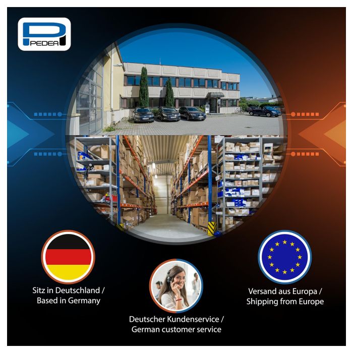 PEDEA 60040106 Cargador Rápido USB-C PD 30W 2 Puertos (USB-C + USB-A) 100-240V - Blanco