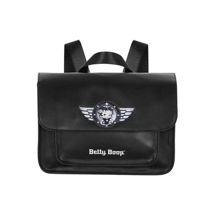 Betty Boop Bolso-Mochila Satchel Motor Love Negro PVC 27 x11,5 x20 cm 1 Betty Boop Bolso-Mochila Satchel Motor Love Negro PVC 27 x11,5 x20 cm 1