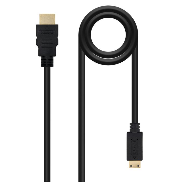 Cable HDMI a Mini HDMI NANOCABLE 10.15.0902 1,8 m Negro 1,8 m 1
