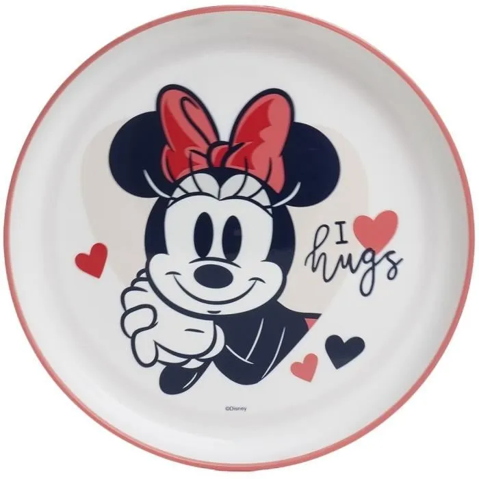 Thermobaby THE3023190133669 Pack Comida Minnie 2ª Edad - 3 Platos, Taza y Cuchara 3