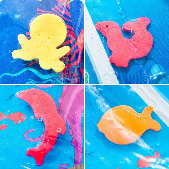 Alfombra de Juegos Inflable con Agua para Bebé Wabbly InnovaGoods 5 Alfombra de Juegos Inflable con Agua para Bebé Wabbly InnovaGoods 5