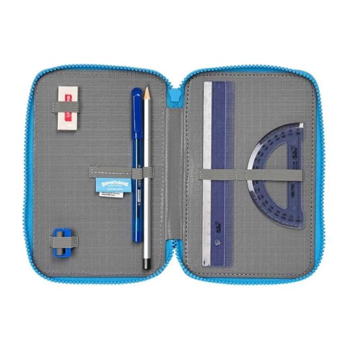 Plumier Triple SuperThings Rescue force 12.5 x 19.5 x 5.5 cm Azul (36 Piezas) 6