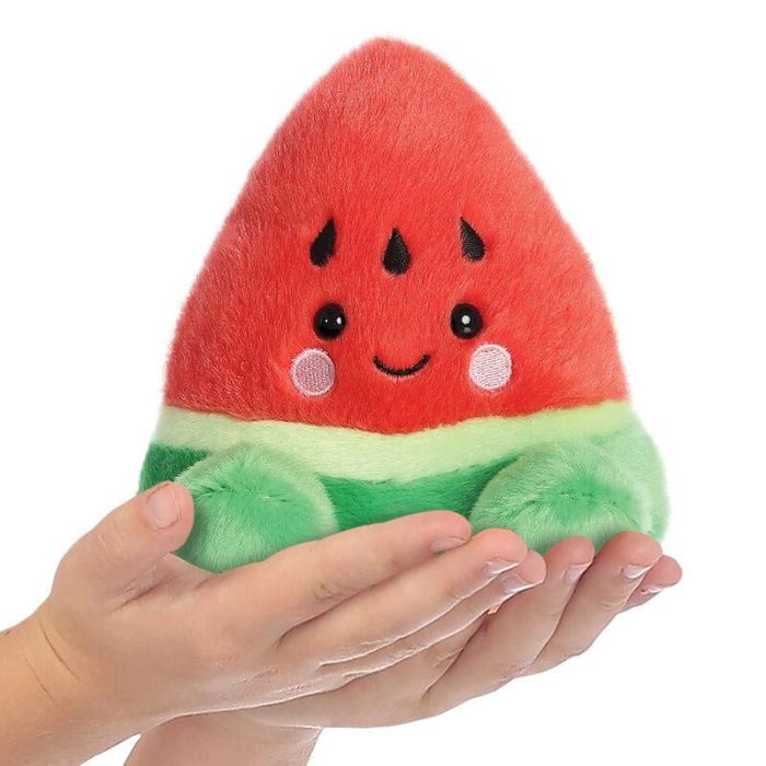 Palm Pals Peluche Sandia Suave 13 cm - Juguete de Peluche para Niños, Marca Aurora 6