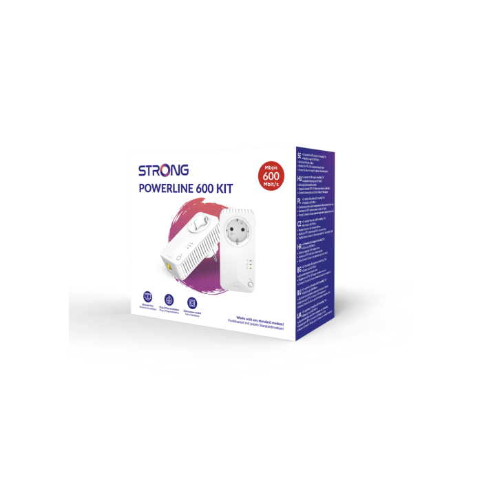 Strong Powerline 600 Duo Adaptadores PLC 600 Mbit/s Ethernet Blanco 2 Piezas 4 Strong Powerline 600 Duo Adaptadores PLC 600 Mbit/s Ethernet Blanco 2 Piezas 4