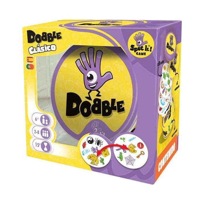 Asmodee Juego Dobble. Juego de cartas basado en la velocidad, observación y reflejos para niños y adultos. 2