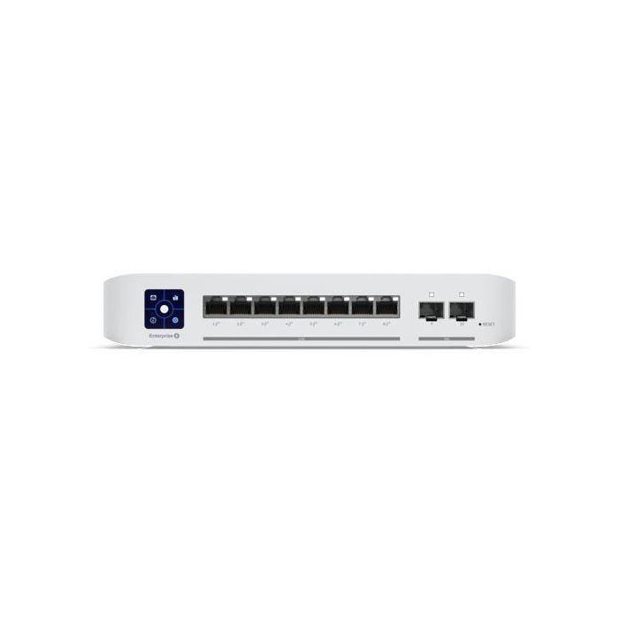 Ubiquiti Fully managed, L3, 8x 2.5GbE RJ-45 ports, 2x 10G SFP+ ports, 80 Gbps switching capacity, PoE, UniFi Network Ubiquiti Fully managed, L3, 8x 2.5GbE RJ-45 ports, 2x 10G SFP+ ports, 80 Gbps switching capacity, PoE, UniFi Network