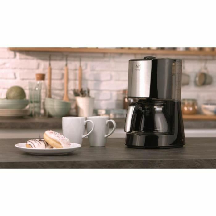 Melitta 1017-04 Cafetera Top Glass Noir/Cepilled Steel 3 Melitta 1017-04 Cafetera Top Glass Noir/Cepilled Steel 3