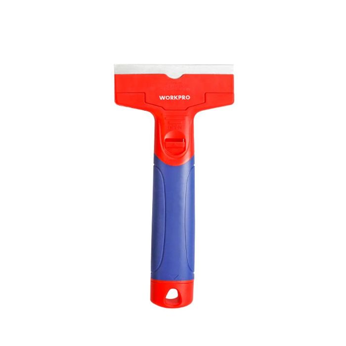 Workpro Rascador de Plástico para Cuchilla de 90 mm con Cambio Rápido de Cuchilla Revestido de Goma 2 Workpro Rascador de Plástico para Cuchilla de 90 mm con Cambio Rápido de Cuchilla Revestido de Goma 2