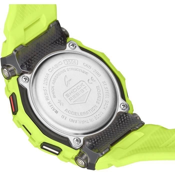 Reloj - CASIO - G-Shock Sport - GBD-200-9ER - Amarillo fluorescente 2