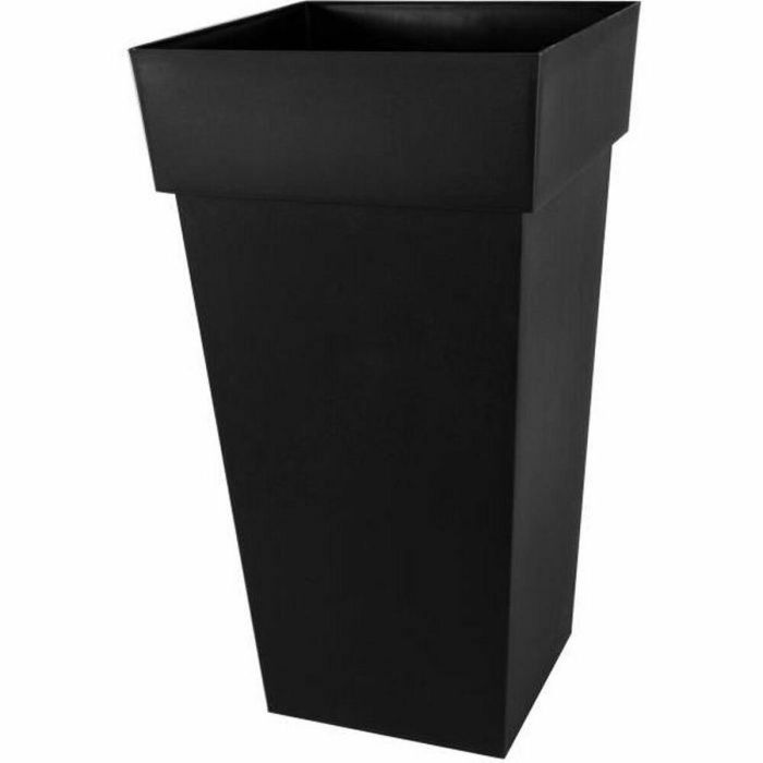 EDA Flowerpot XXL Tuscany - Cuadrado - 43.3 x 43.3 x H 80 cm - 98 L - gris antracita EDA Flowerpot XXL Tuscany - Cuadrado - 43.3 x 43.3 x H 80 cm - 98 L - gris antracita
