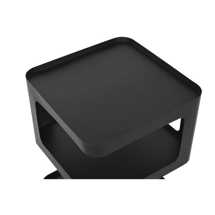 Mesita Auxiliar Urban DKD Home Decor Negro 40 x 54 x 40 cm 2