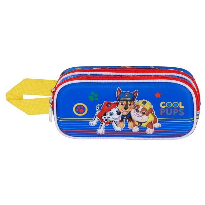 Paw Patrol La Patrulla Canina Estuche Portatodo 3D Doble Cool Azul 1 Paw Patrol La Patrulla Canina Estuche Portatodo 3D Doble Cool Azul 1