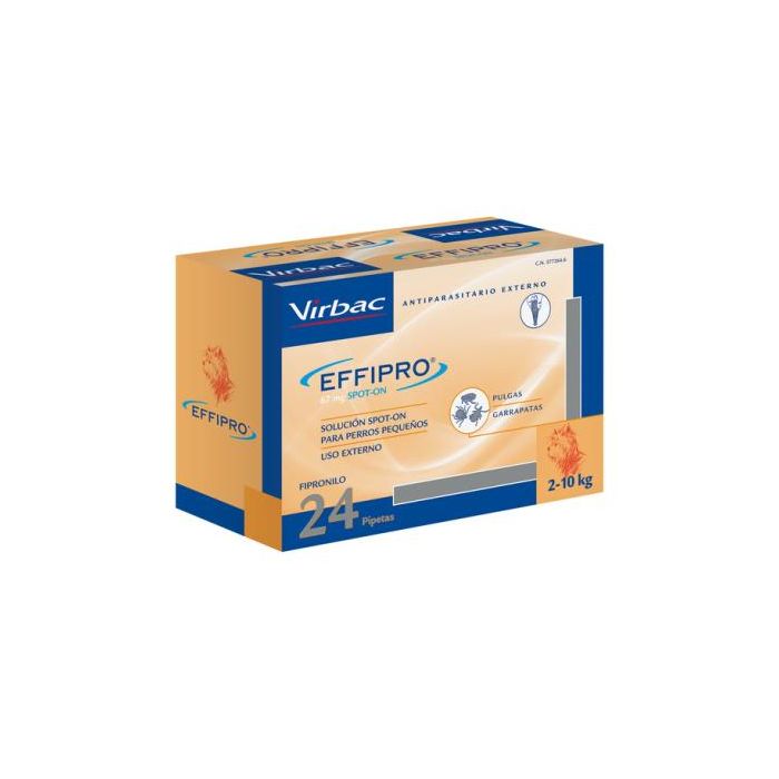 Virbac Effipro Spot On Perro 2-10 kg 24 Pipetas