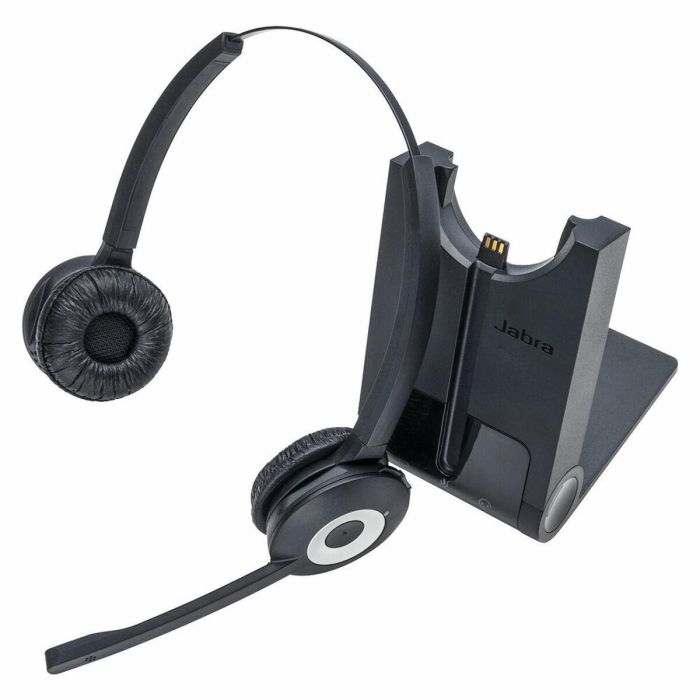 Auriculares con Micrófono Jabra Pro 920 Duo Negro Auriculares con Micrófono Jabra Pro 920 Duo Negro