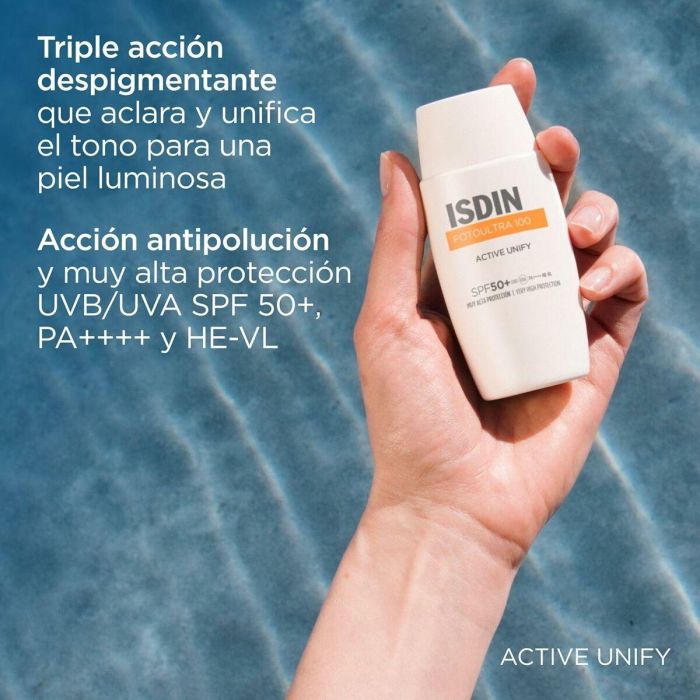 Isdin Foto Ultra 100 Active Unify Fusion Fluid Spf50+ 5 Isdin Foto Ultra 100 Active Unify Fusion Fluid Spf50+ 5