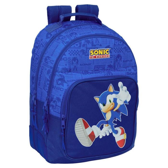 Mochila Sonic the Hedgehog 42cm adaptable 0 Mochila Sonic the Hedgehog 42cm adaptable 0