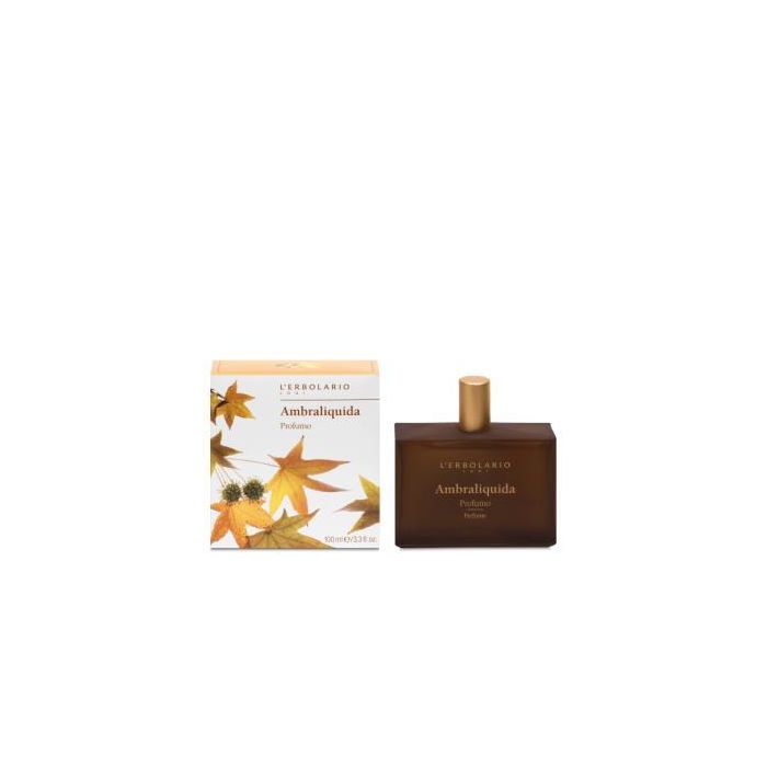 L'ERBOLARIO Ambraliquida Agua de Perfume 100ml. Cálido aroma Ámbar para hombre y mujer