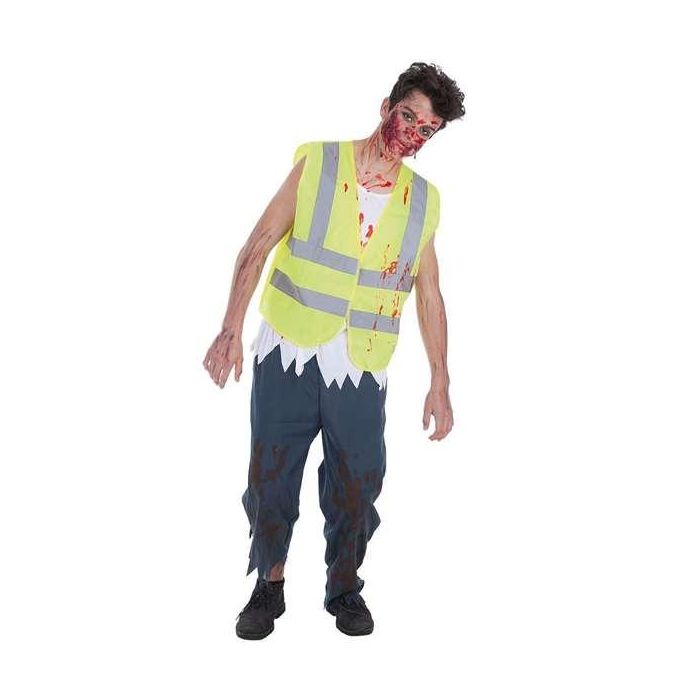 Disfraz adulto conductor zombie talla l Disfraz adulto conductor zombie talla l