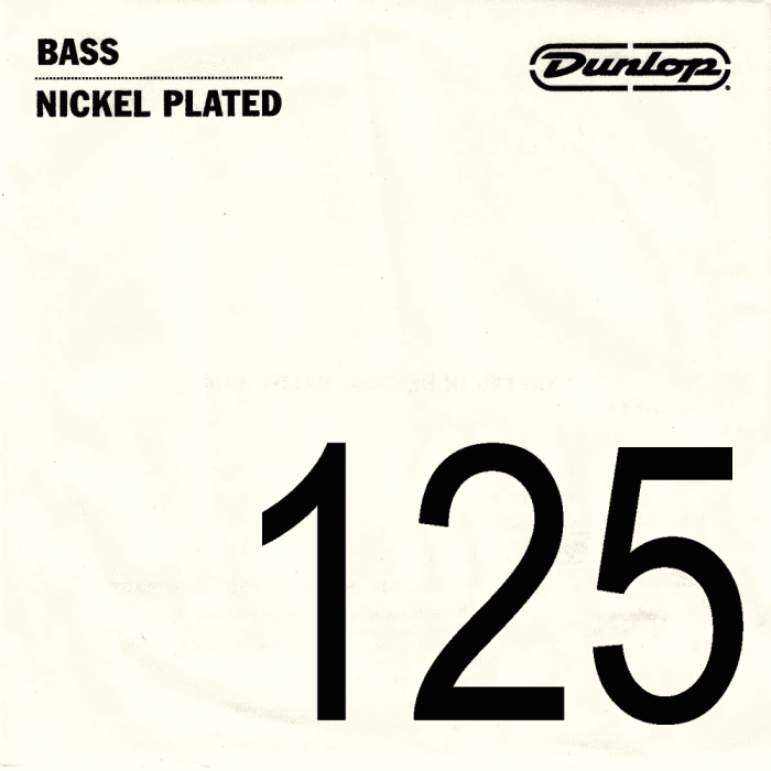 Cuerda Bajo Dunlop Nickel Entorchado .125 1 Cuerda Bajo Dunlop Nickel Entorchado .125 1