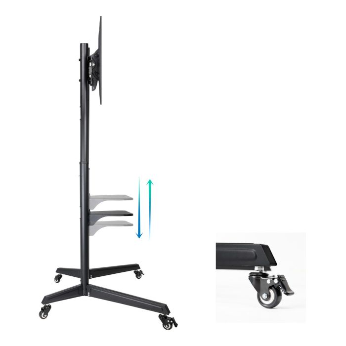 TOOQ Soporte suelo ruedas pantallas "RAMSES" 37-70" 4