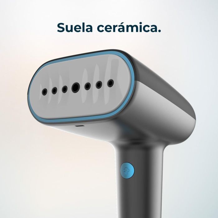 Cecotec 08508 Estación Plancha Vapor 1800W Suela Cerámica Turbo Slide 35g/min Antigoteo Autoapagado Azul Gris 4