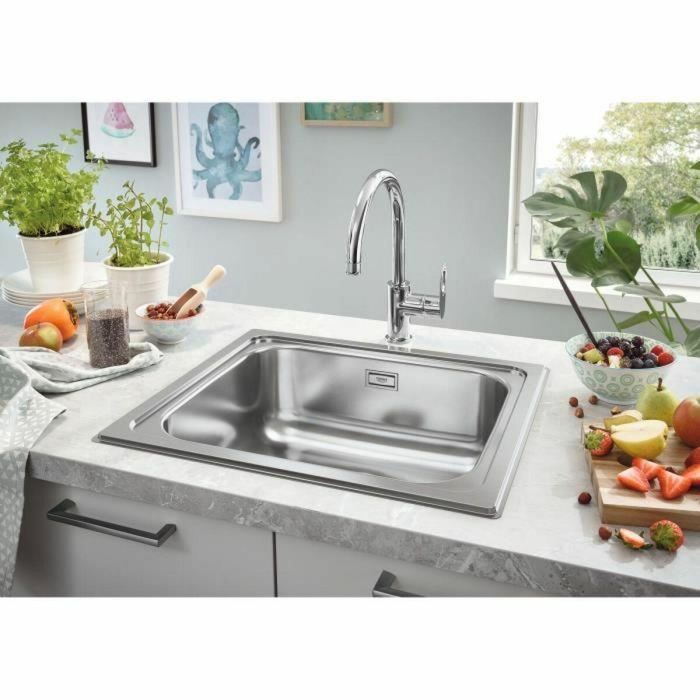 Grohe 31719SD0 Fregadero de Cocina K200, Acero Inoxidable, Integrado Desde Arriba 3 Grohe 31719SD0 Fregadero de Cocina K200, Acero Inoxidable, Integrado Desde Arriba 3