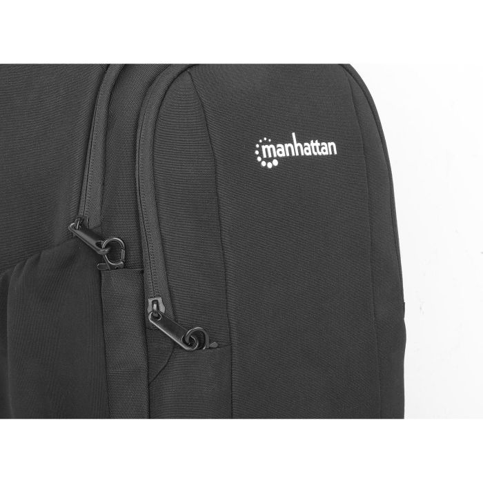 MANHATTAN Amsterdam Notebook-Umhängetasche 13.3" schwarz 5