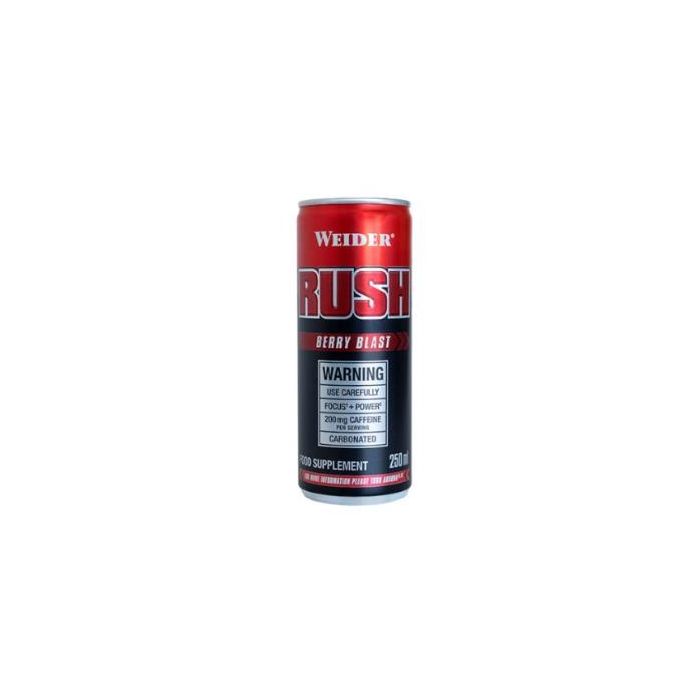 Weider Rush Bebida Berryblast 250Mlx24Uds. Weider Rush Bebida Berryblast 250Mlx24Uds.