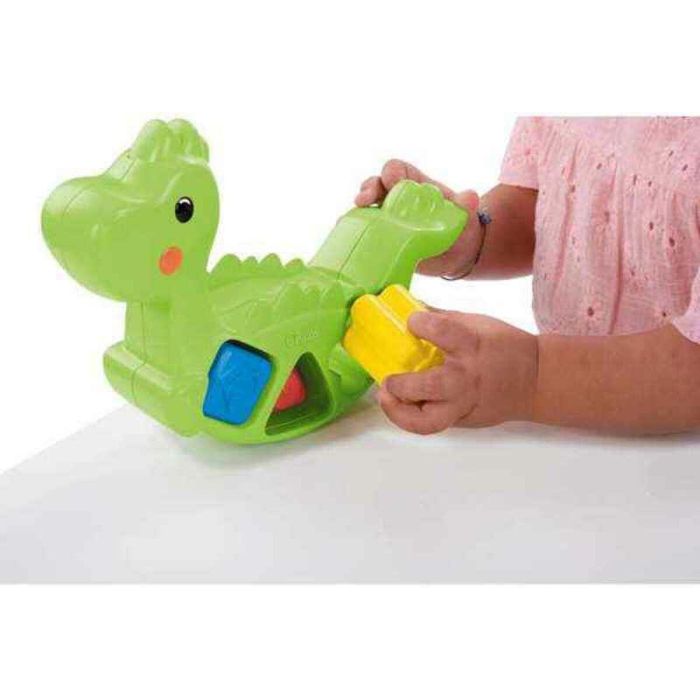 Chicco Centro de Actividades Dino Lino 2 en 1 - Juguete de Estimulación para Bebés y Niños de 1 a 4 Años, Color Verde 4 Chicco Centro de Actividades Dino Lino 2 en 1 - Juguete de Estimulación para Bebés y Niños de 1 a 4 Años, Color Verde 4
